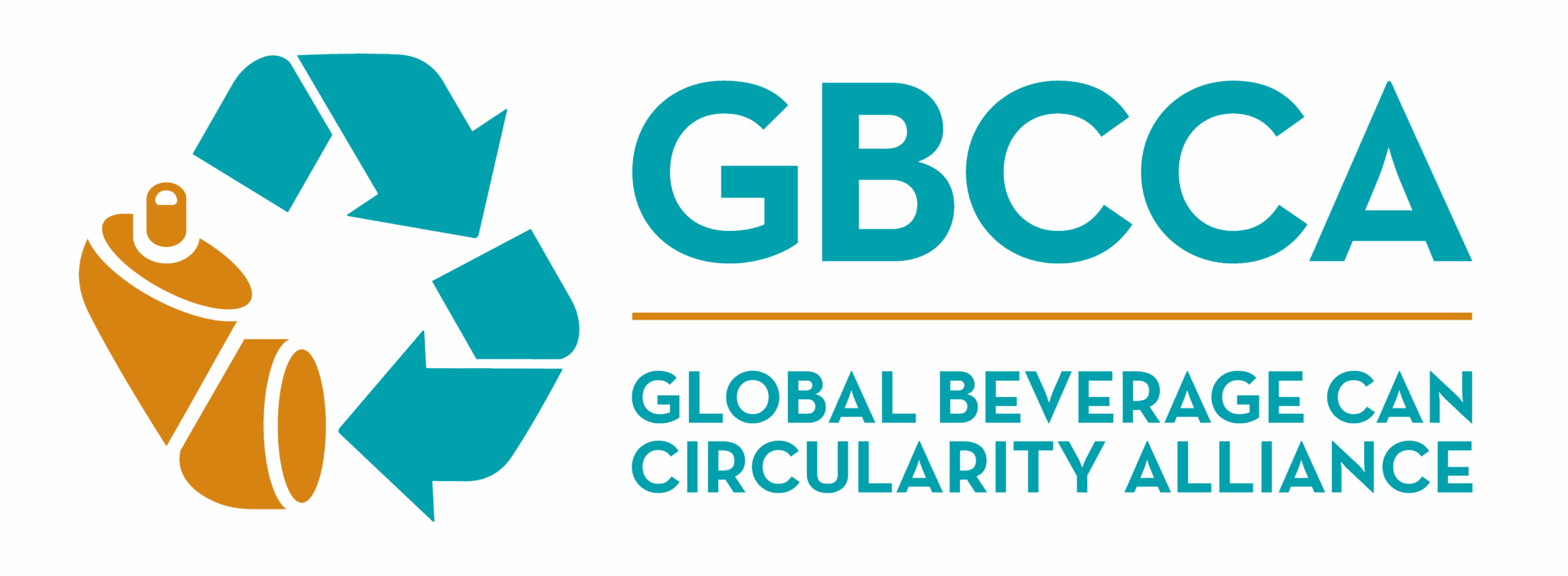 Logo of the Global Beverage Can Circularity Alliance, featuring a stylized can with a recycling symbol and the GBCCA acronym in bold letters.